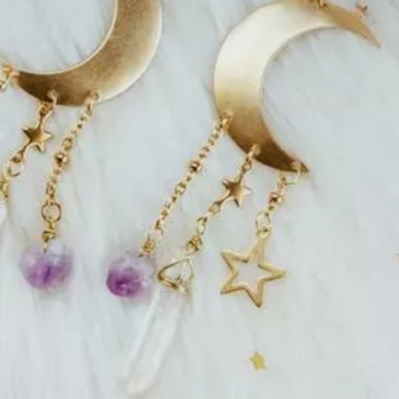 Darling celestial Moon earrings - Picture 3 of 3